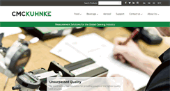 Desktop Screenshot of cmc-kuhnke.com
